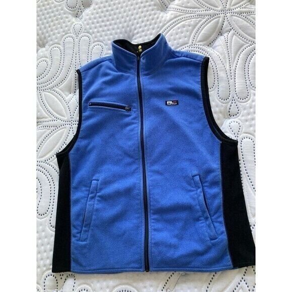 Polo Ralph Lauren Vest Mens Extra Large Blue RLX Sleeveless Polo Sport - Picture 1 of 12